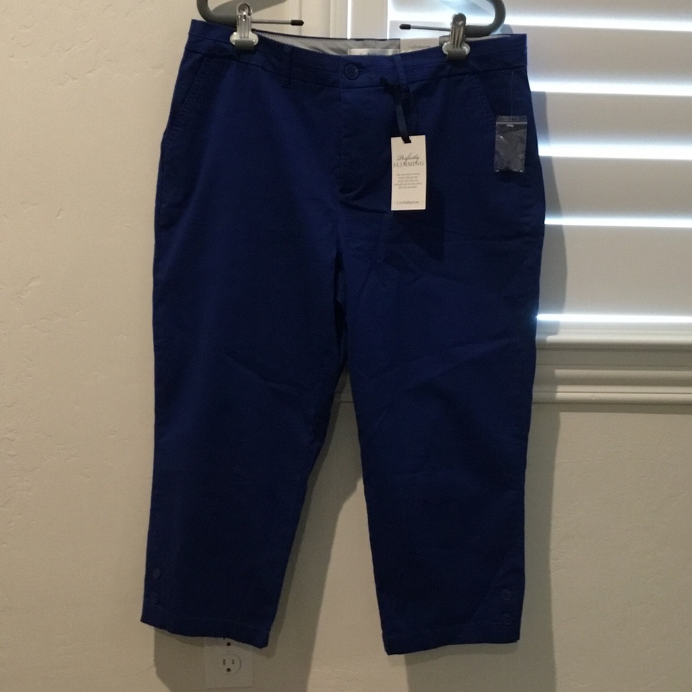 Women’s Royal Blue Capri Pant - Croft&Barrow